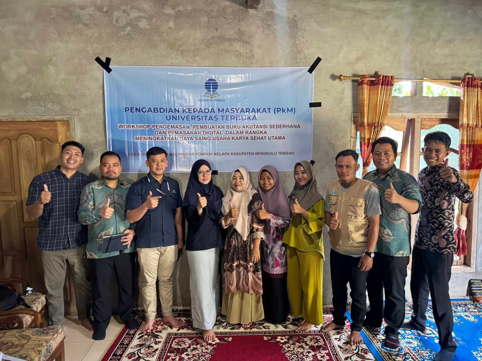 PKM UT Lanjutan: Workshop Inovasi Pengemasan, Digital Marketing, dan HAKI Produk di Benteng