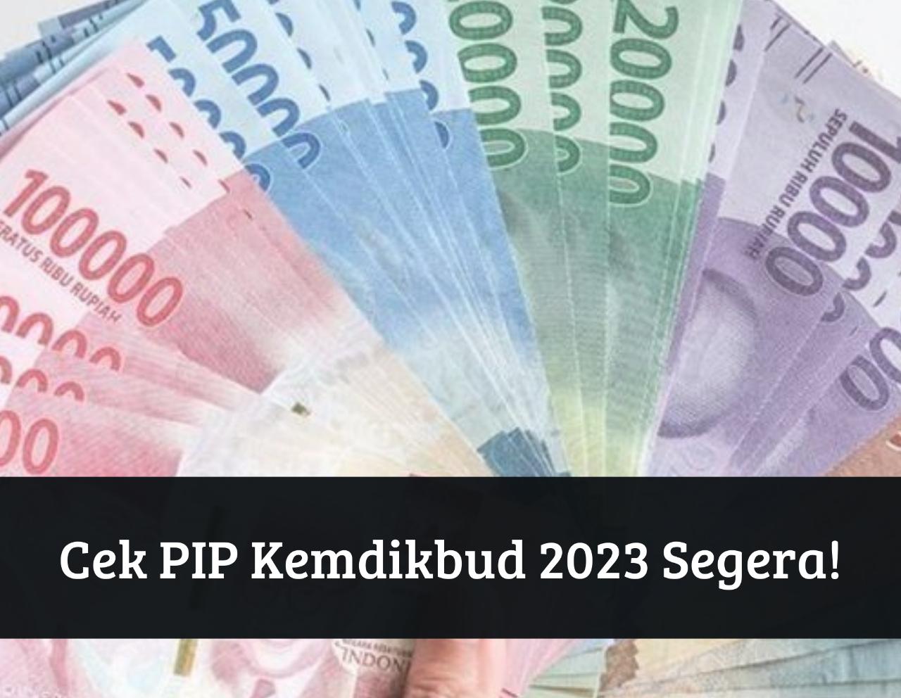 Intip Daftar Penerima Bansos! Cair PIP Kemdikbud 2023 hingga Rp1.000.000, Cek pip.kemdikbud.go.id Segera