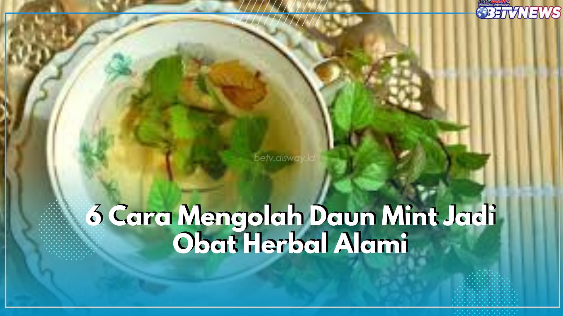 Jangan Khawatir! Ternyata Kamu Bisa Menghasilkan Obat Herbal Alami dari Daun Mint, Begini Cara Mengolahnya!