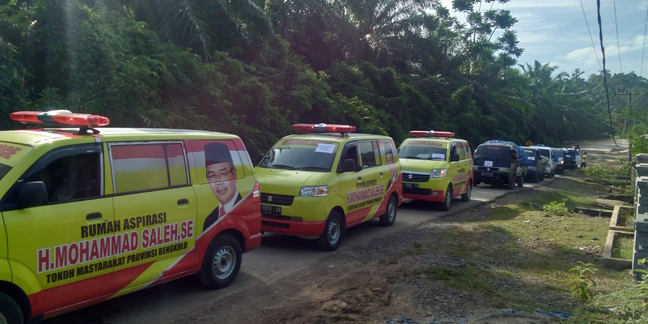 M. Saleh Berikan Ambulans Gratis Untuk Masyarakat Provinsi Bengkulu Sejak 2014