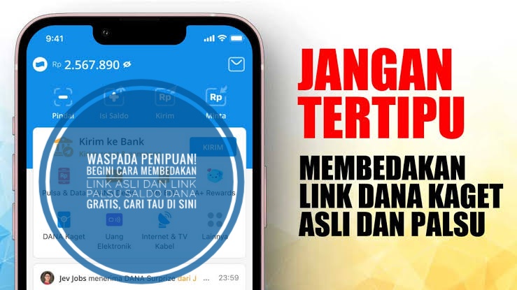 Waspada Penipuan! Begini Cara Membedakan Link Asli dan Link Palsu Saldo DANA Gratis, Cari Tau di Sini