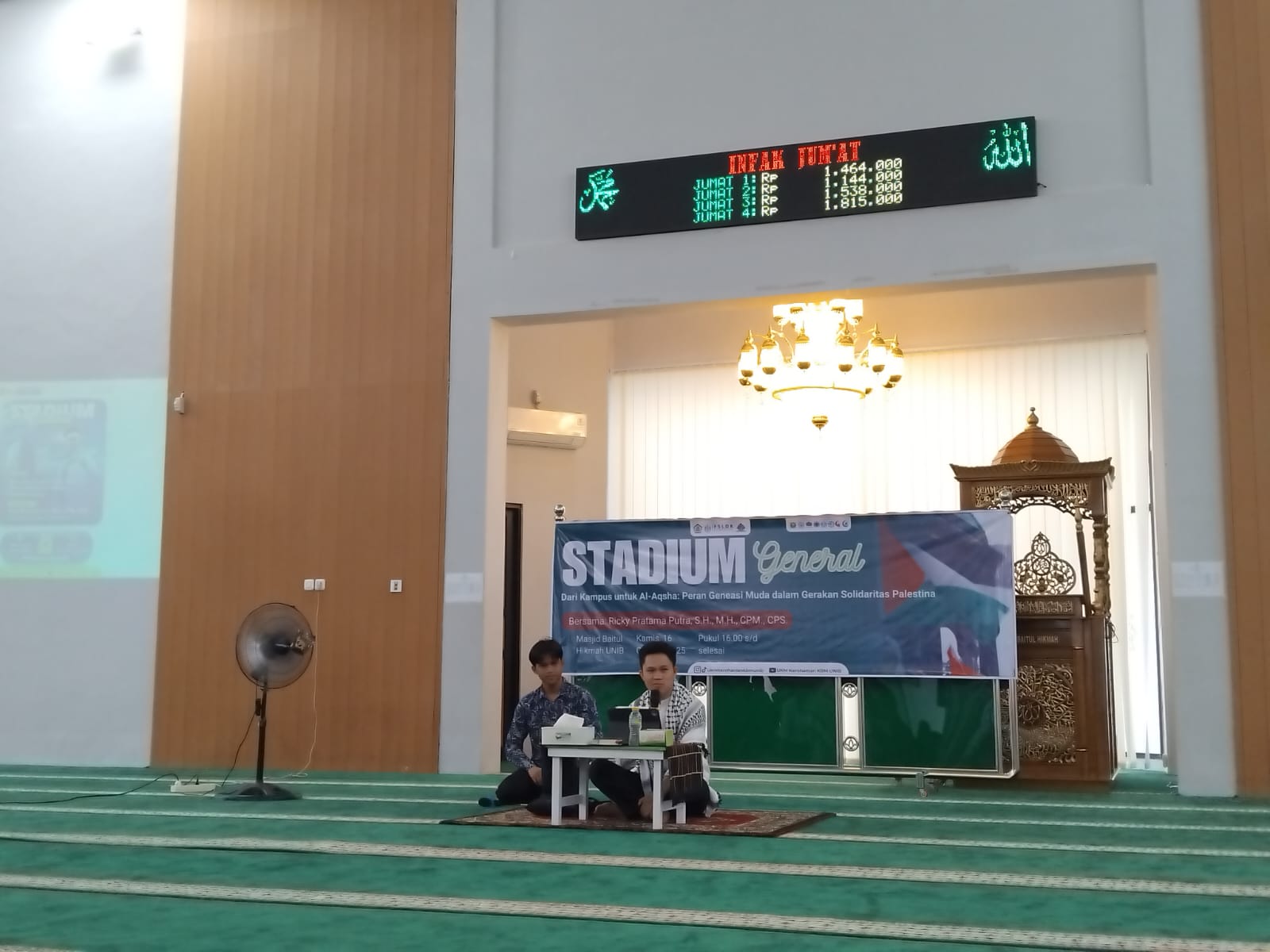 UKM Kerohanian KBM Unib Ajak Mahasiswa Suarakan Solidaritas untuk Palestina