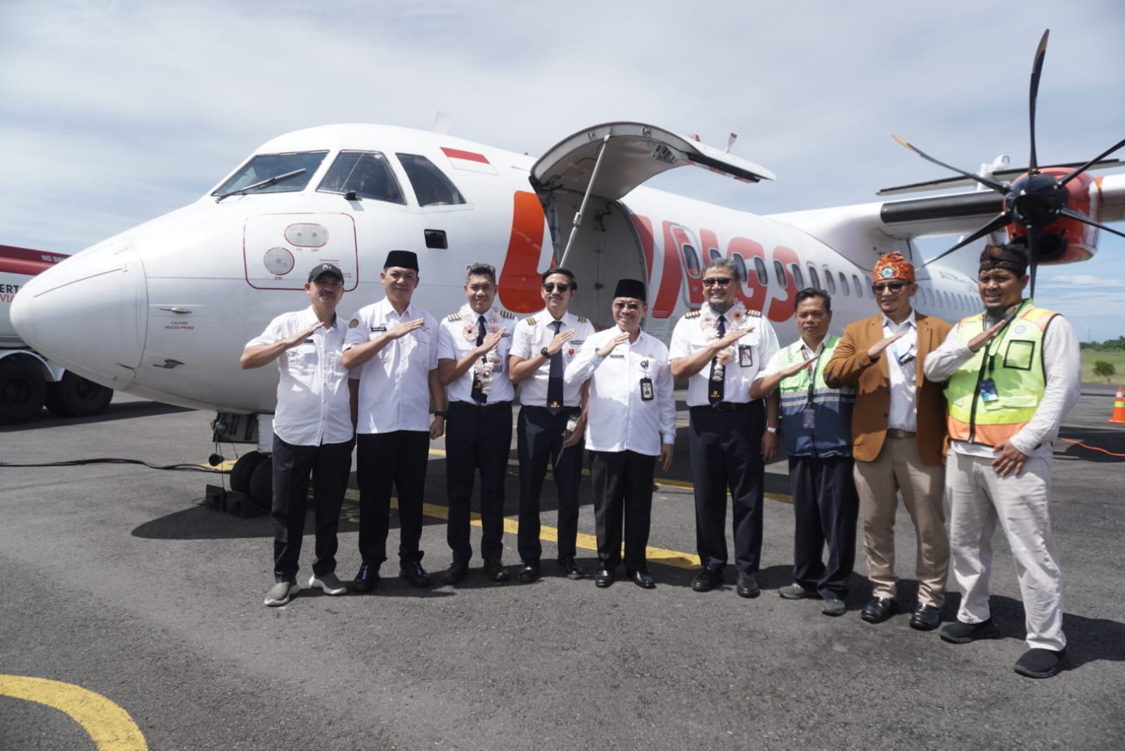 Pemprov Bengkulu Sambut Maskapai Wings Air Terbang di Bengkulu 