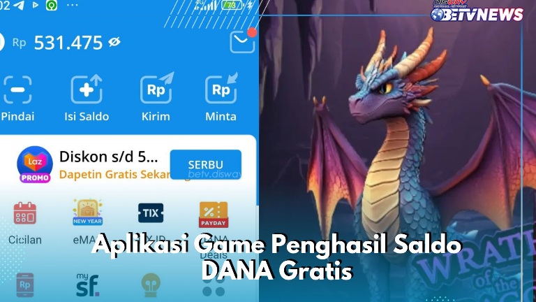 Kesempatan Bagus, Cukup Main Game Gratis Saldo DANA! Auto Langsung Cair hingga Rp245 ribu