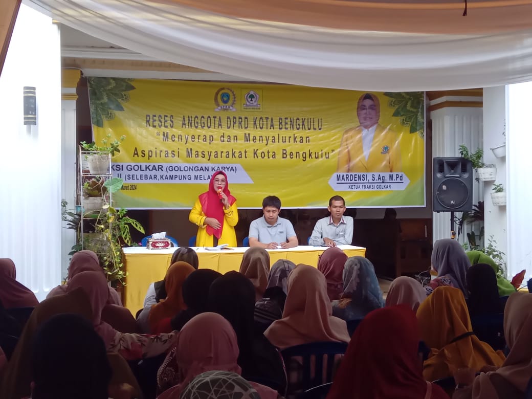 Gelar Reses, Mardensi Serap Aspirasi Masyarakat Kota Bengkulu