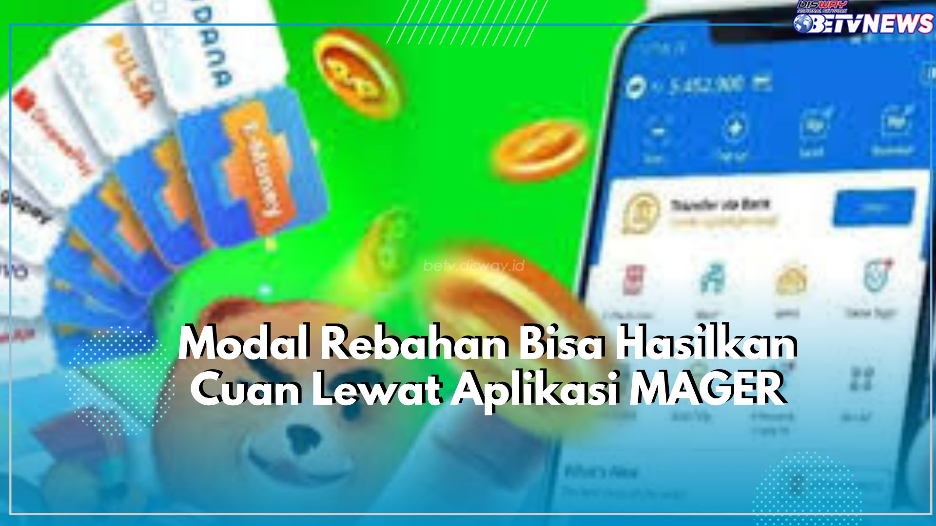 Cuman Main Game Online Sambil Rebahan Bisa Dapat Saldo Gratis, Mau? Buruan Instal Aplikasi MAGER Sekarang!