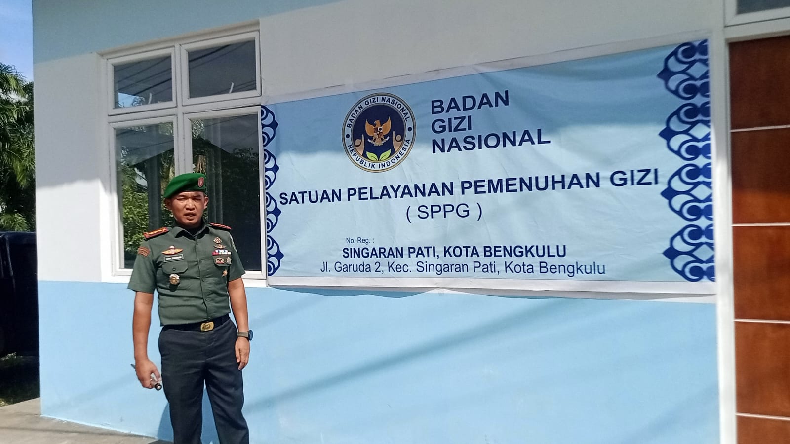 Dandim 0407 Kota Bengkulu Cek Kesiapan 3 Dapur Makan Bergizi Gratis
