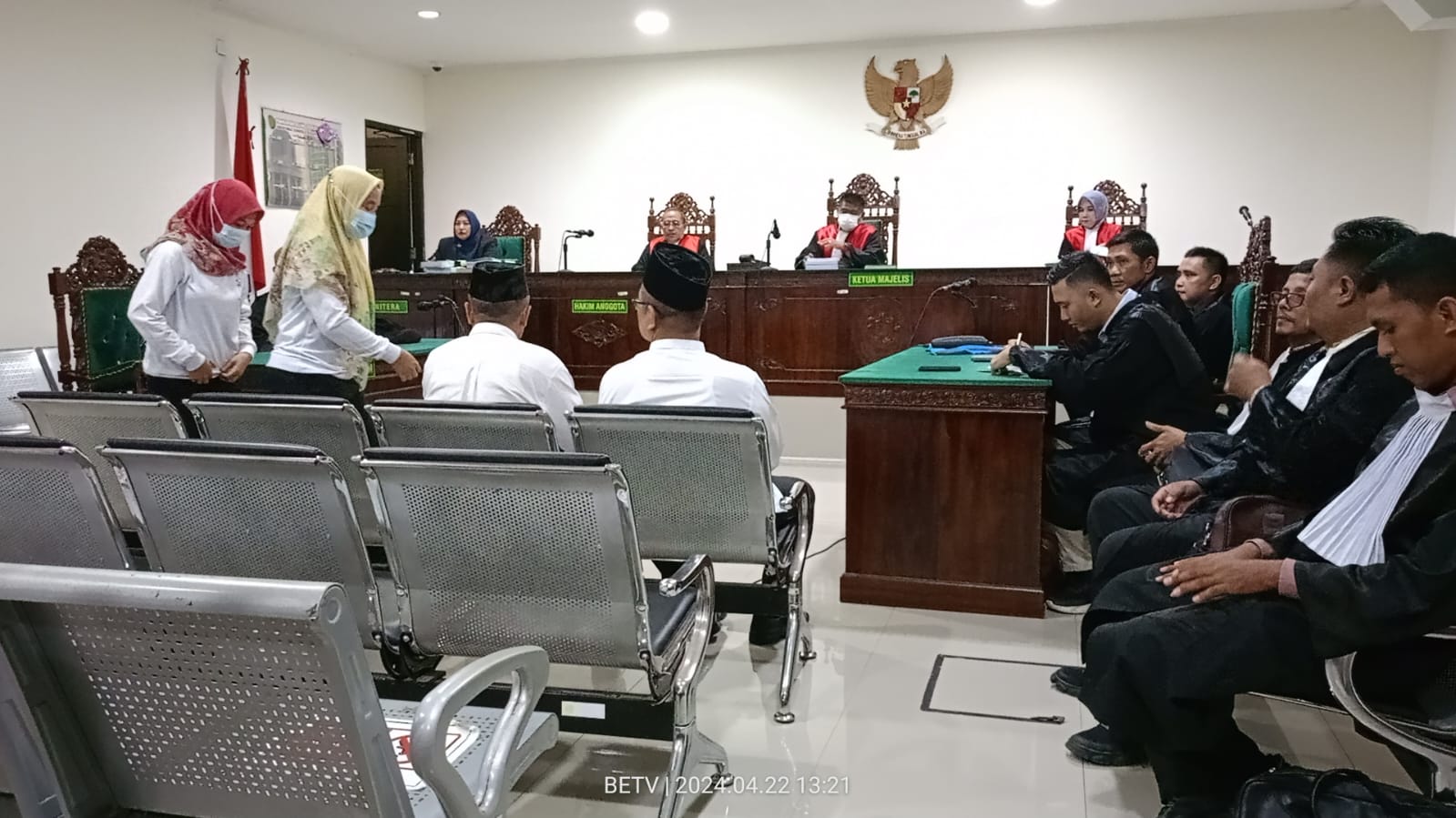 Sidang Putusan Kasus Korupsi Dana BOK Kaur, 4 Terdakwa Divonis 1 Tahun Penjara