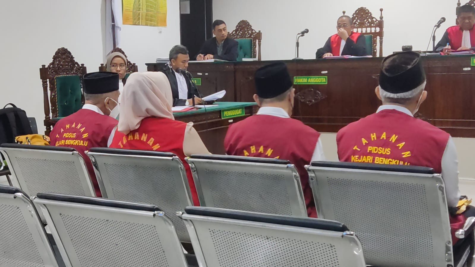 Sidang Perdana 4 Terdakwa Korupsi Samisake Bengkulu, Satu Orang Ajukan Eksepsi 