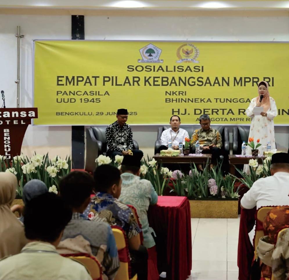 Derta Rohidin Gelar Sosialisasi 4 Pilar Kebangsaan, Bahas Isu Perkembangan Teknologi dan Dinamika Politik 