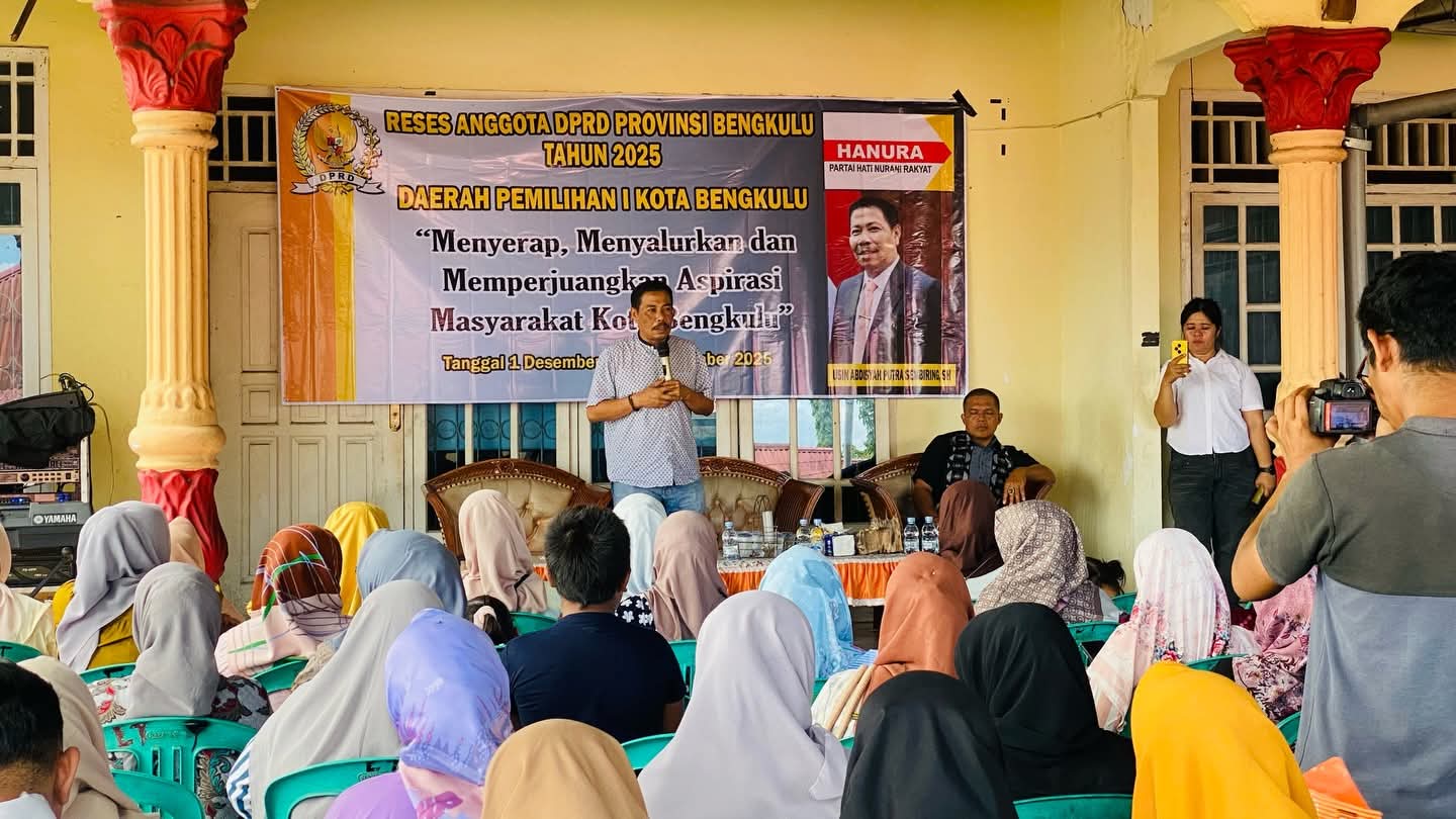 Usin Sembiring Tegaskan Komitmen Pemprov Bengkulu, Tingkatkan Pelayanan Dasar Warga