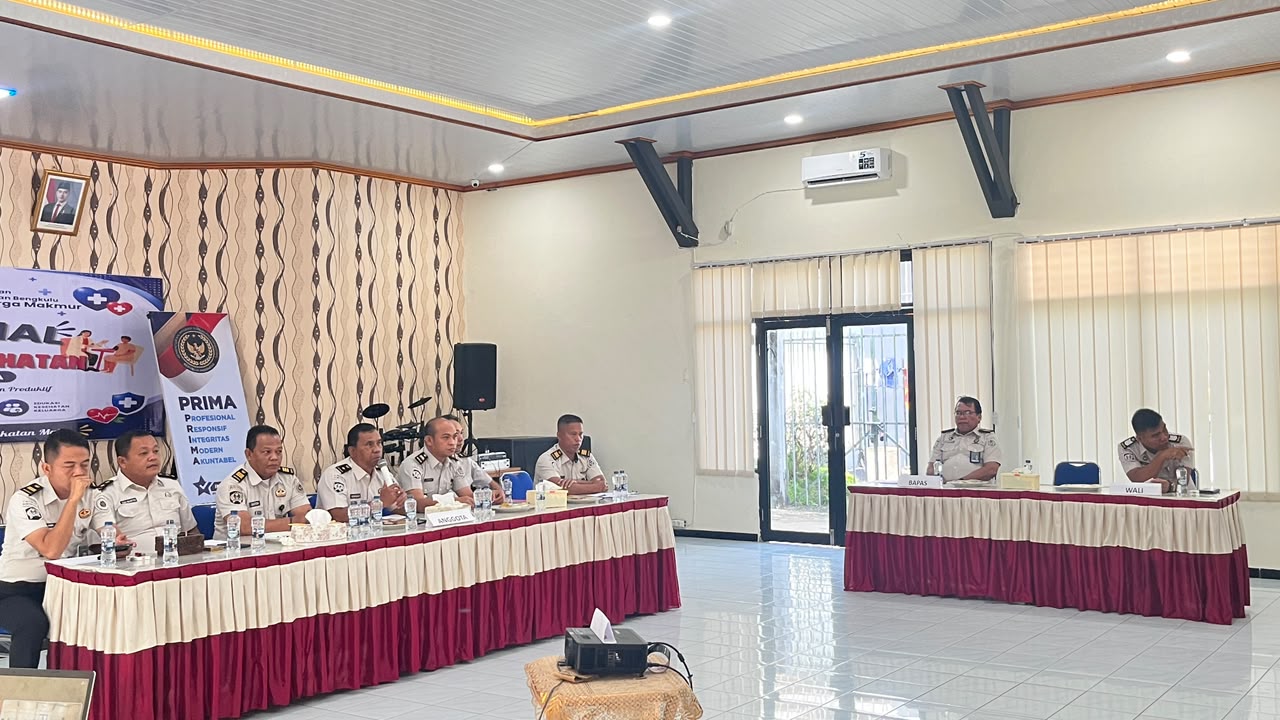 Lapas Kelas IIB Arga Makmur Gelar Sidang TPP, Bahas Usulan PB, CB, dan Calon Tamping