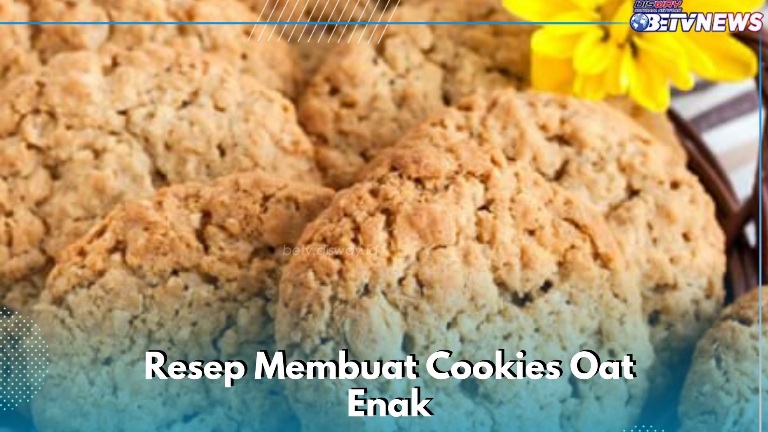Resep Bikin Camilan Enak Cookies Oat, Menu Sehat untuk Puasa Ramadan, Yuk Cobain