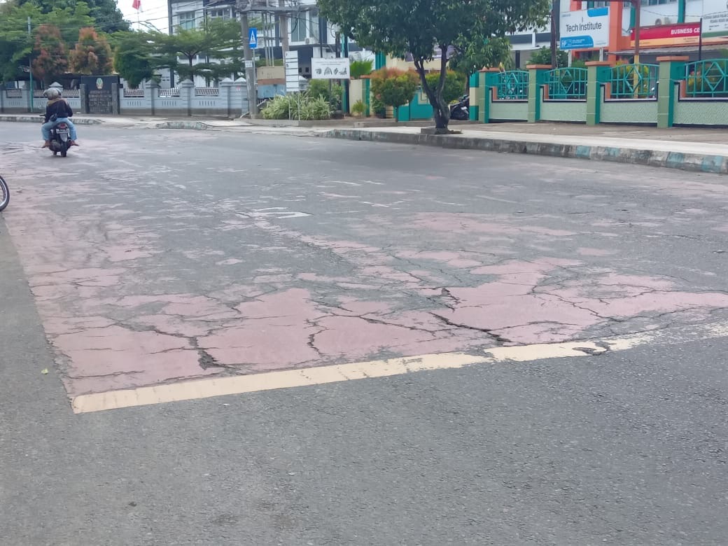 Dishub Kota Bengkulu Anggarkan Rp482 Juta Bangun Marka Jalan, Zona Selamat Sekolah dan Speed Bump