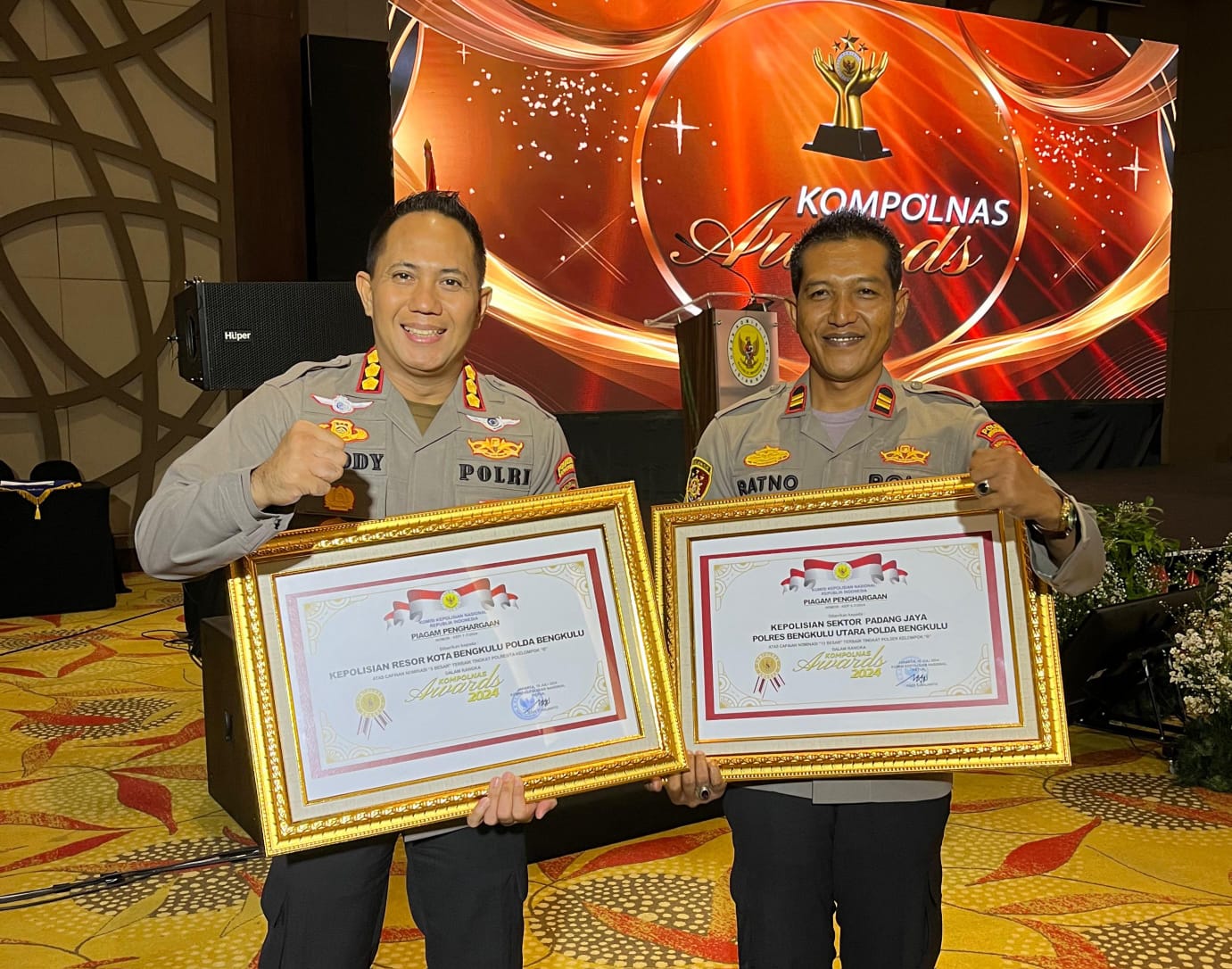 Polresta Bengkulu Masuk Nominasi 5 Besar Polres Terbaik di Ajang Kompolnas Award 2024