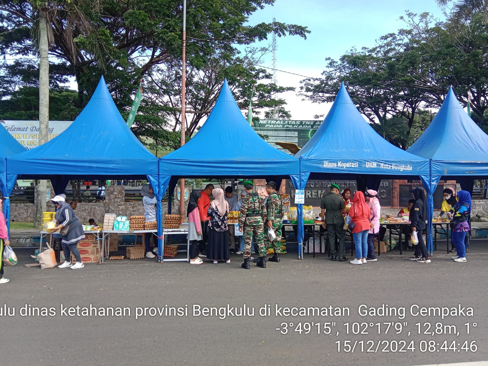 DKP Provinsi Bengkulu Gelar Gerakan Pangan Murah di Kecamatan Gading Cempaka