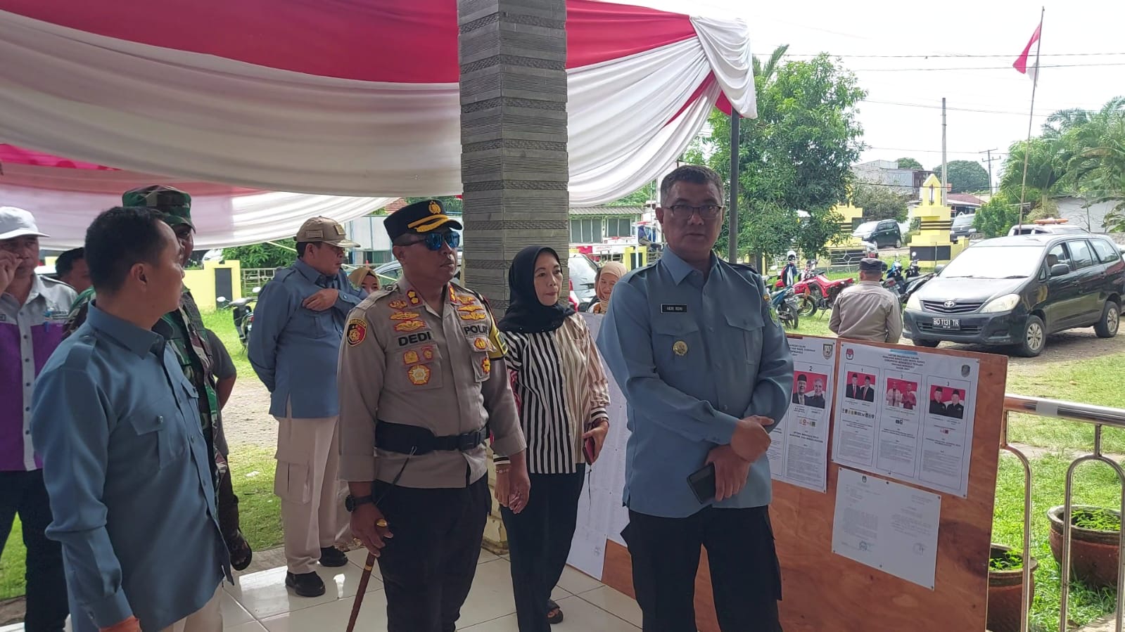 Forkopimda Bengkulu Tengah Tinjau 4 TPS dan Layanan Kesehatan, Pastikan Pilkada Berjalan Lancar