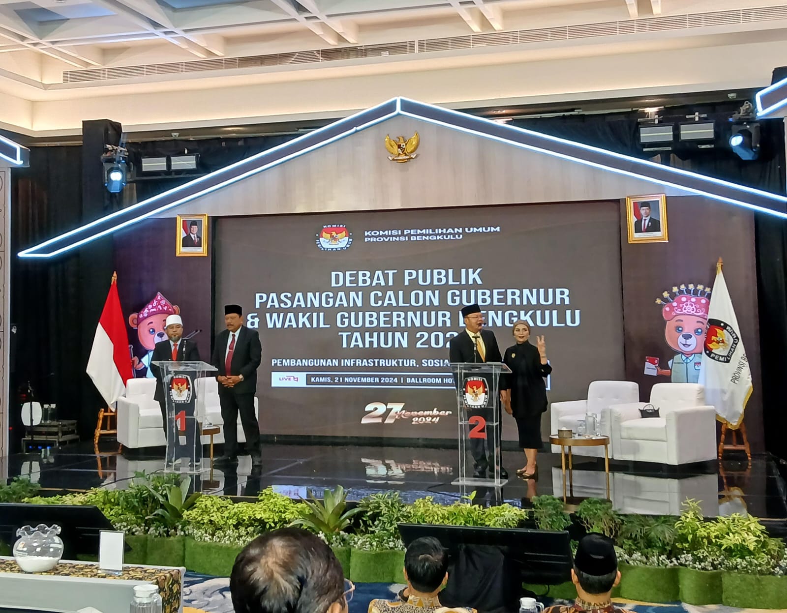 Debat Ketiga Pilgub Bengkulu: Strategi Kedua Paslon Gubernur dan Wakil Gubernur untuk Memajukan Pariwisata