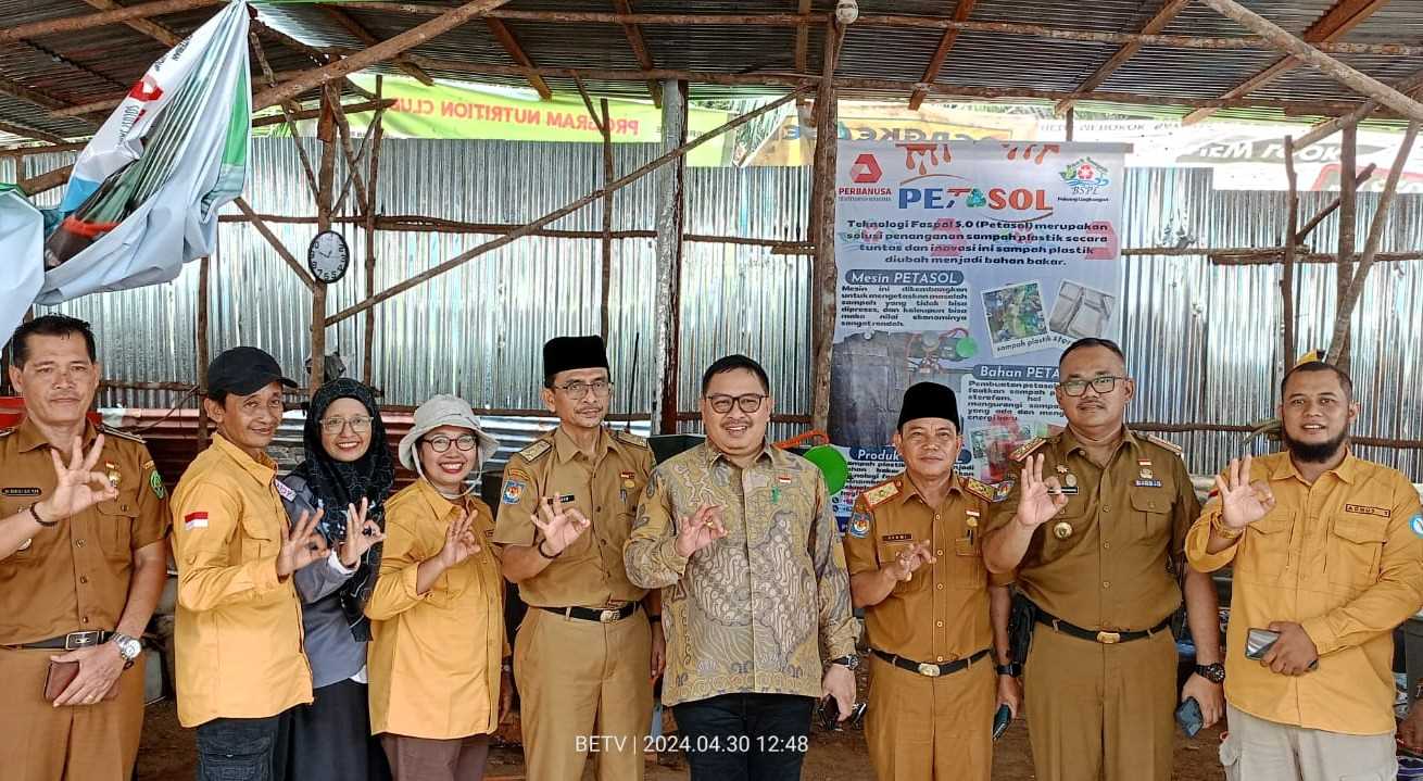 Pj Walikota Bersama DLH Launching Pirolisis, Alat Pengolah Sampah Jadi BBM