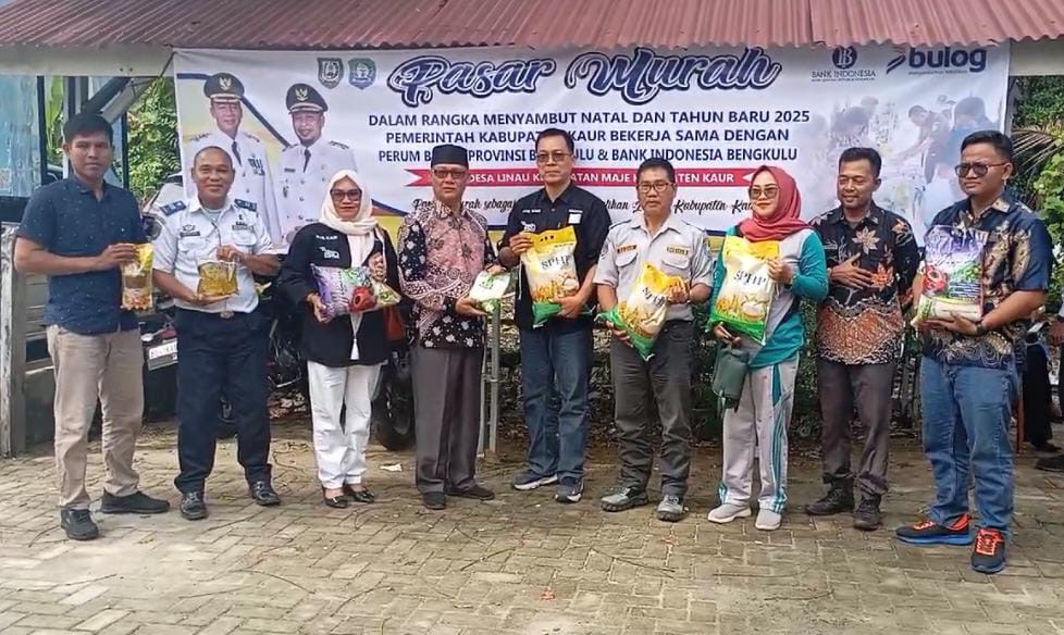 Jelang Perayaan Natal dan Tahun Baru, Pemkab Kaur Gelar Pasar Murah