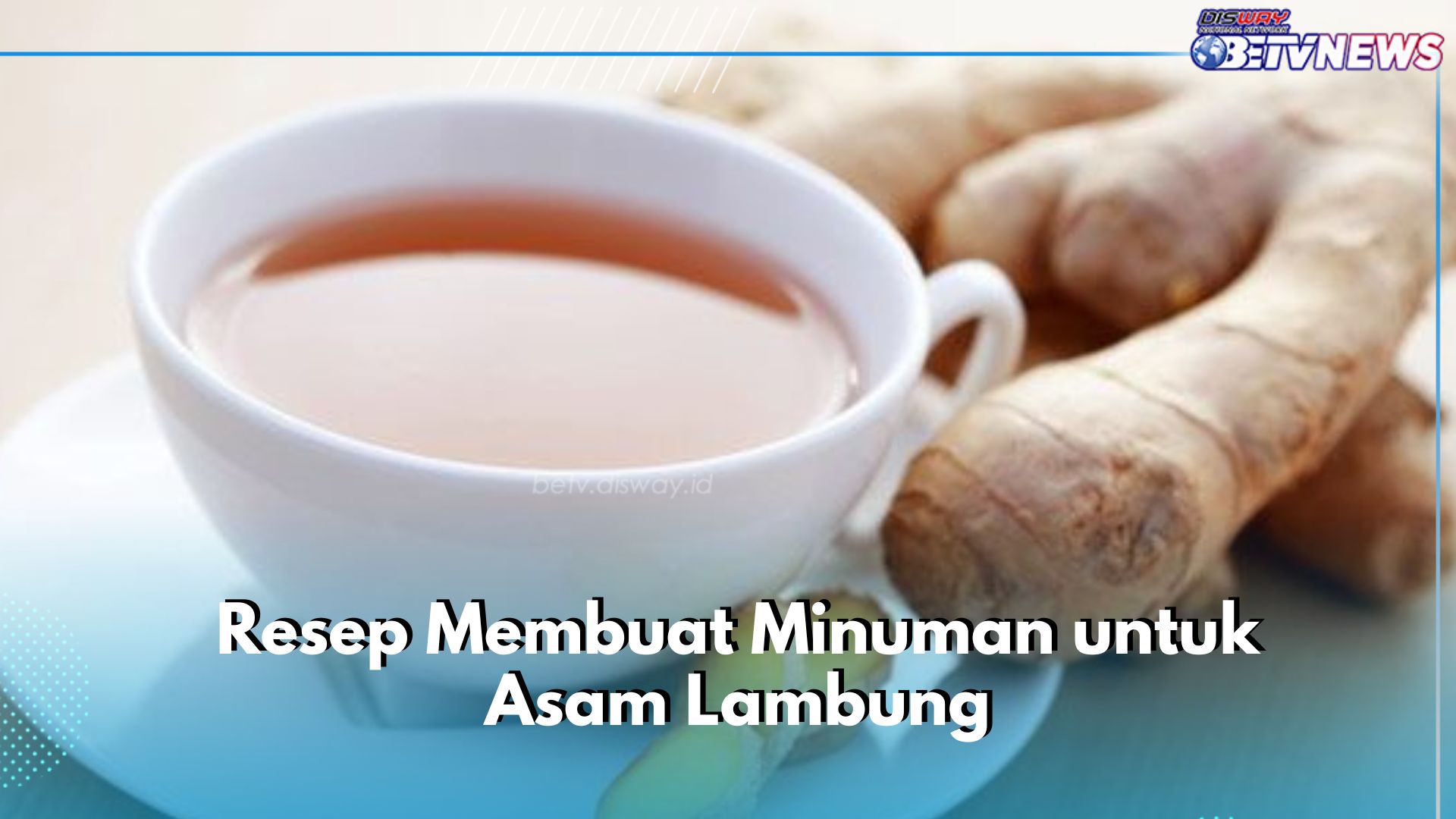 5 Resep Minuman Ini Dipercaya Dapat Meredakan Asam Lambung, Kamu Perlu Coba