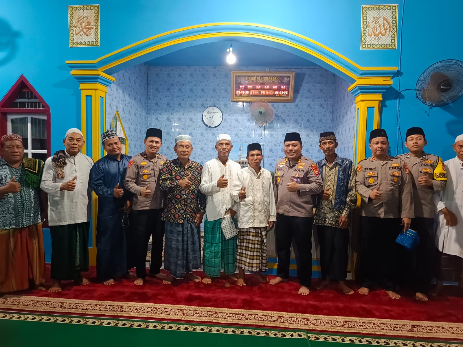 Program Subuh Keliling, Kapolres Kaur Beri Imbauan Waspada Curanmor