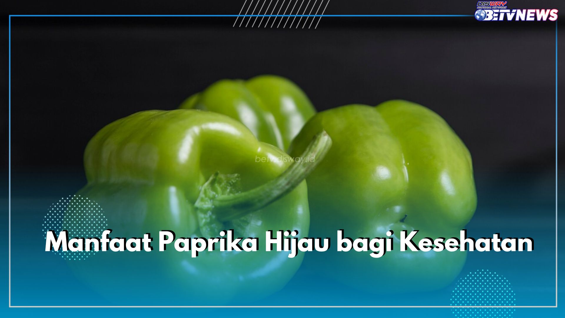 Intip Kandungan Paprika Hijau, Ini 9 Manfaatnya Bagi Kesehatan Tubuh