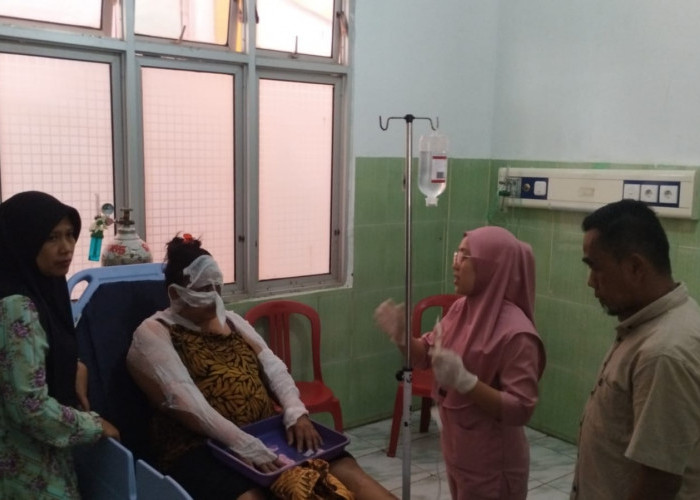 Niat Selamatkan Barang Berharga, Warga Arga Mulya Luka Bakar Saat Rumahnya Dilalap Api