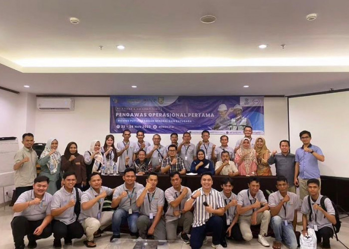 Dinas ESDM Provinsi Bengkulu Gelar Pelatihan dan Uji Kompetensi Pengawas Operasional Pertama