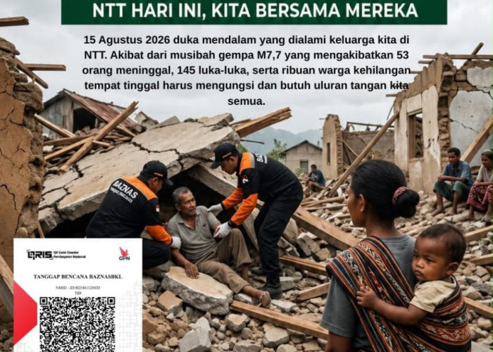 Bantu Korban Gempa NTT, Baznas Bengkulu Buka Donasi Masyarakat