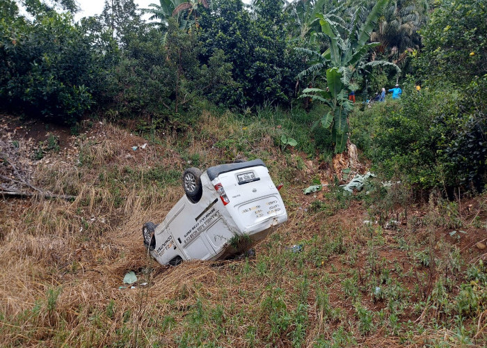 BREAKING NEWS: Minibus Masuk Jurang Sedalam 30 Meter di Liku Sembilan Bengkulu