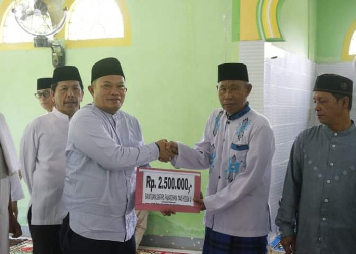 Safari Ramadhan ke Masjid Al Hidayah, Bupati Seluma: Jalan Desa Talang Kabu Akan Diperbaiki