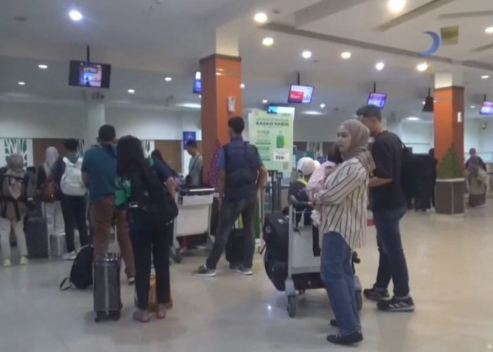 Arus Balik di Bandara Fatmawati Bengkulu Mulai Padat, Penumpang Tembus 3.994 Orang