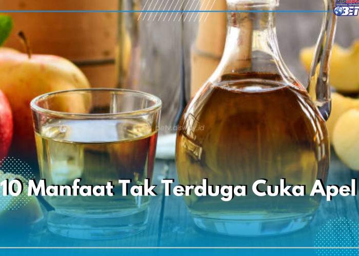 10 Manfaat Tak Terduga Cuka Apel, Nggak Cuma untuk Masakan lho, Buruan Cek!