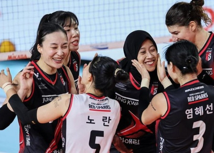 Kemenangan Beruntun Red Spark Diputus Pink Spider, Megawati MVP Round 4 Liga Voli Korea