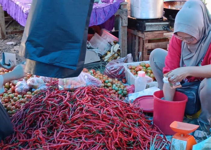 Kabar Gembira! Harga Cabai di Pasar Taba Penanjung Turun hingga Rp45 Ribu per Kilogram