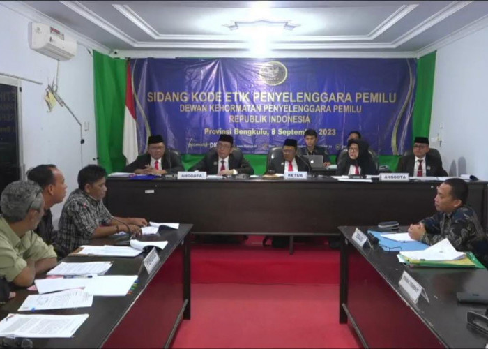 Diduga Pengurus Parpol, Anggota KPU Bengkulu Utara Disidang DKPP