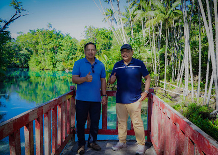 Terkesima Keindahan Danau Bak Blau, Wagub Mian Dorong Peningkatan Wisata Enggano
