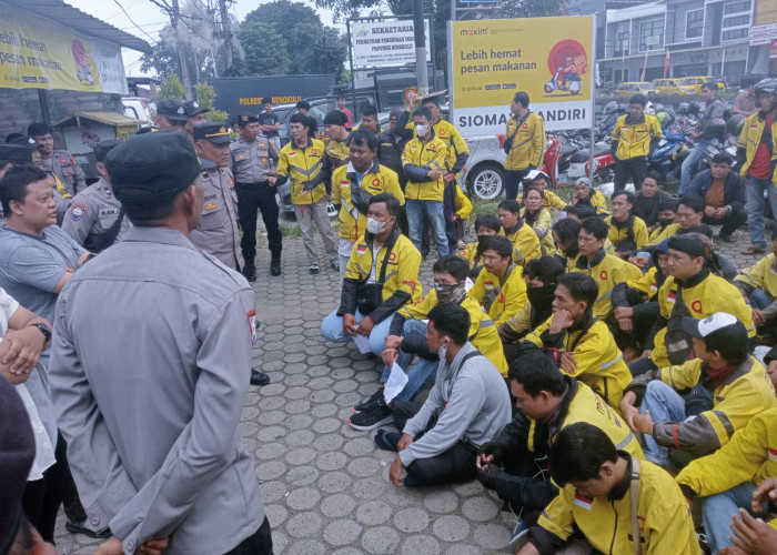 Demo Kantor Maxim di Bengkulu, Driver Online Tolak Bayar Parkir hingga Akun Baru 