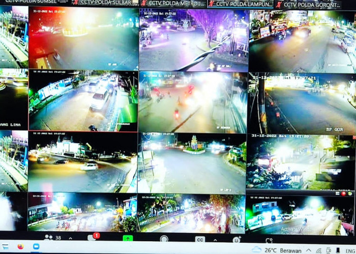 Di Kota Bengkulu, 16 Titik CCTV Pantau Lalin Malam Tahun Baru
