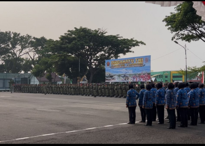 Peringati HUT ke-81 TNI, Danrem Tekankan Soliditas dan Kesiapsiagaan Hadapi Bencana