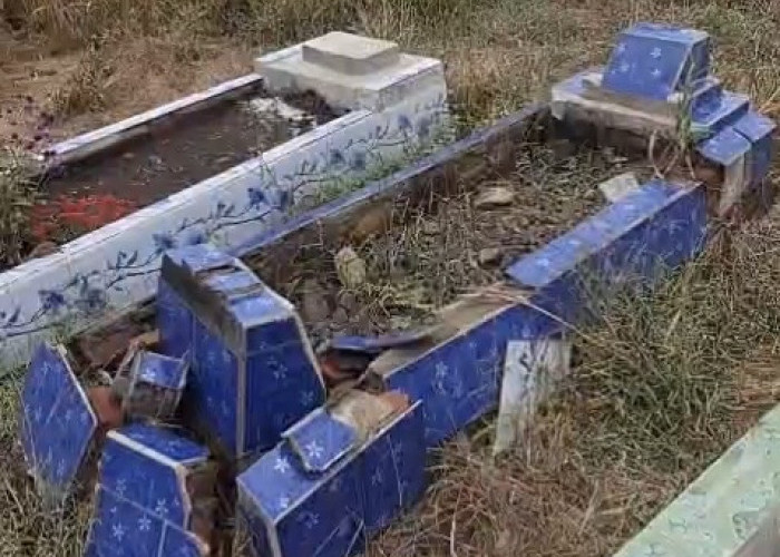 Puluhan Makam di Embong Ijuk Kepahiang Porak-Poranda, Warga Dibuat Resah Ulah OTD