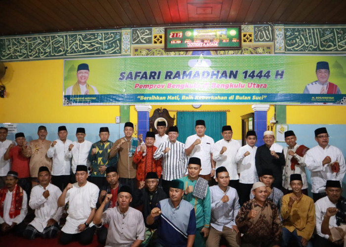 Dampingi Gubernur Berikan Bantuan ke Masjid di Bengkulu Utara, Sujono: Terimakasih Gubernur