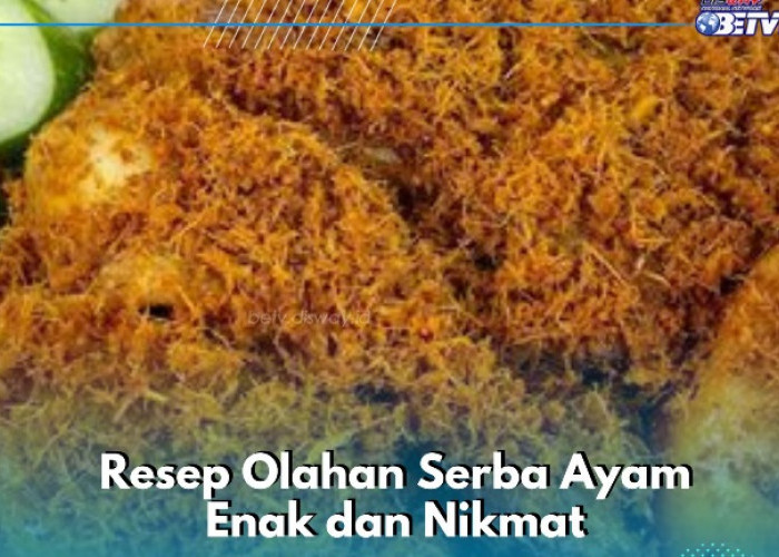 Olahan Serba Ayam Ini Enak dan Nikmat, Cek Resep di Sini! Cocok Jadi Menu Sehari-hari