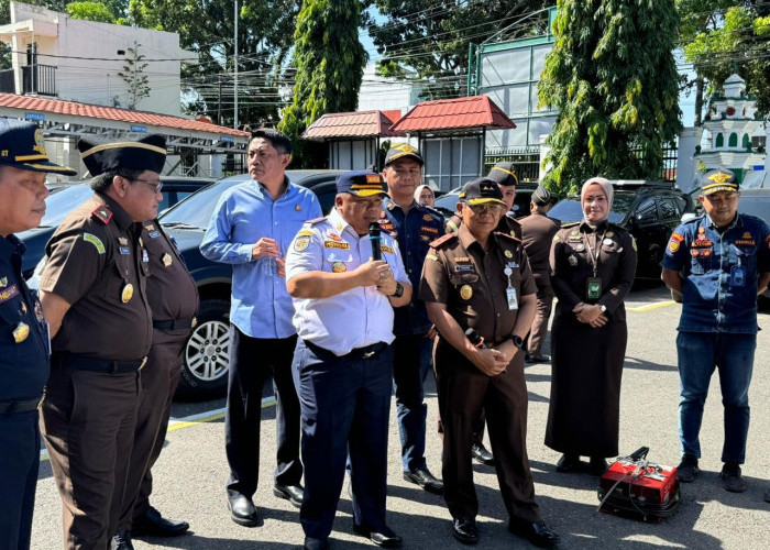 Tingkatkan Efisiensi dan Kesiapan, Kejati Bengkulu Gelar Apel Kendaraan Dinas Operasional