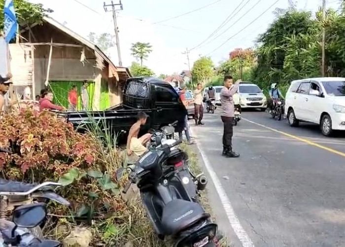 Remaja Kendarai Pick Up Tabrak Rumah Warga di Kepahiang, Diketahui Baru Belajar Nyetir 