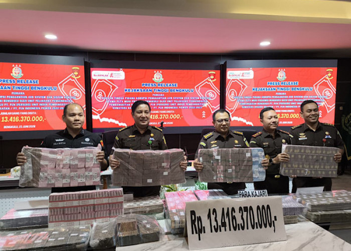 Kasus PLTA Musi Bengkulu: Uang Korupsi Rp13,4 Miliar Pulih, 4 Tersangka Diserahkan ke Jaksa