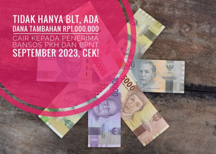 Tidak Hanya BLT, Ada Dana Tambahan Rp1.000.000 Cair Kepada Penerima Bansos PKH dan BPNT September 2023, Cek!