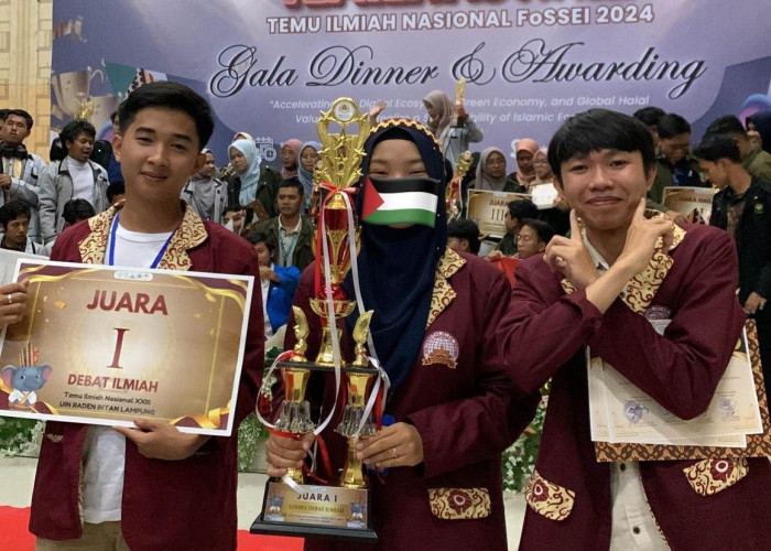 Mahasiswa UINFAS Bengkulu Raih Juara 1 Debat Ilmiah Nasional TEMILNAS ke-XXIII di Lampung