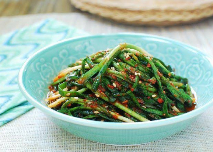 Resep Sederhana Kimchi Daun Kucai, Enak Dimakan Bareng Nasi Hangat